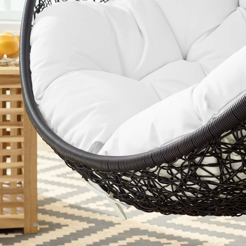 Chaise suspendue d'extérieur Encase de Modway, Blanc