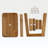 Jaouad Solid Wood Shower Bench
