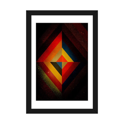 Albree Modern Mid Century Diamond Color Composition (d'après Kandisnky), impression sur toile