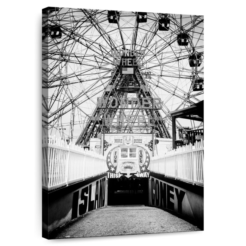 Kerner Coney Island This Way, 48" H x 32" W