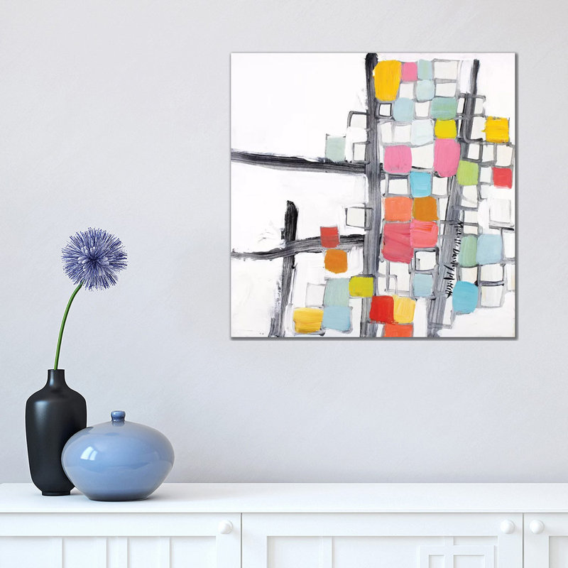 Abbreviated 1 Piece Painting on Canvas, 45.72cm H x 45.72cm W x 1.91cm D, Wrapped Canvas
