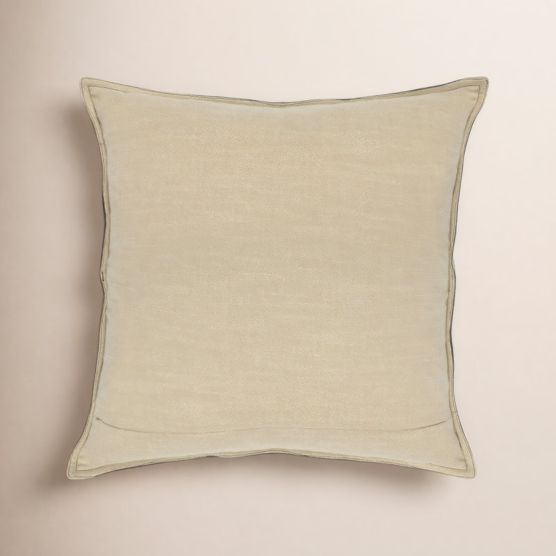 Cheyenne Square Pillow Cover & Insert, Square 22", Chocolate Brown