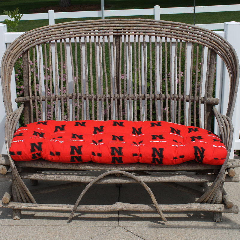 NCAA Outdoor 3'' Loveseat Cushion