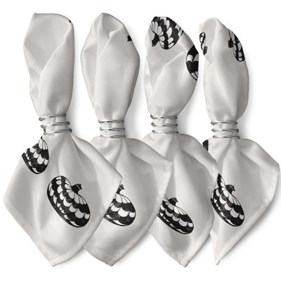 Mitesh Polyester No Pattern Square Napkin