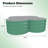 2-Pack 4x4 FT Galvanized Raised Garden Bed, Open Base Planter Box for Vegetables & Herbs-1411923110
