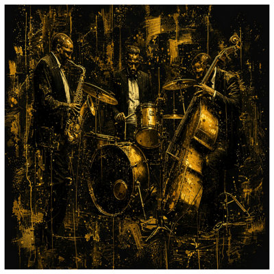 Jazz Music Band Comforter