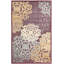 Tapis à motif floral Bailee Performance-19263347
