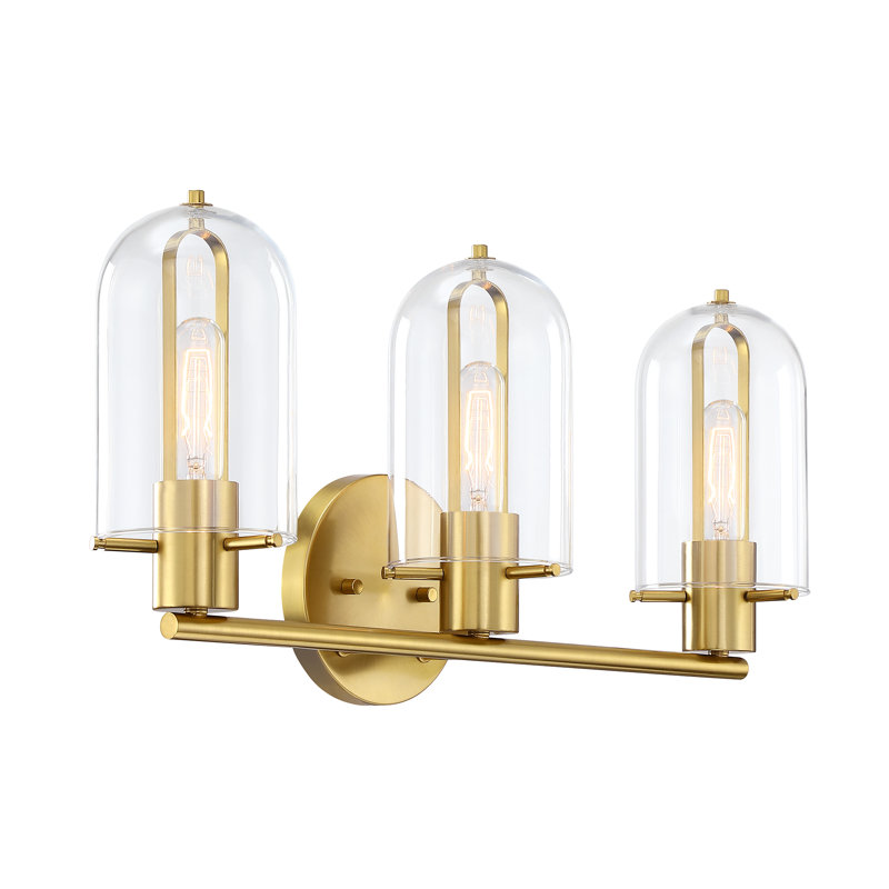 Alifonso 3 - Light Dimmable Vanity Light, Brushed Gold