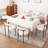Sherpa Upholstered Metal Dining Chairs-1389094372-1351667567