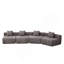Canapé modulaire courbé Chenille-1868624578