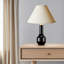 Abat-jour beige en lin