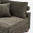 4 - Piece Upholstered Camel Chenille Modular Sectional Sofa with Throw Pillows & Removable Ottomans-87154105