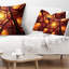 Fractal Mandala Design - coussin imprimé abstrait
