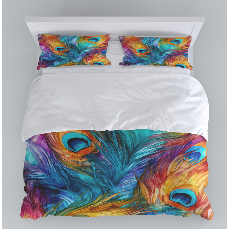 Abstract Duvet Cover, King Duvet Cover + 2 King Shams