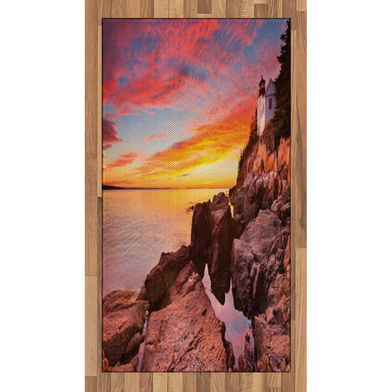 National Parks Nature High Density Long Fiber Poly Threads Decorative Area Rug Carpet, Rectangle 2'7" x 5'