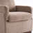 Boucle  Upholstered Accent Chair Wing Back Armchair With Solid Wood Base-1949961083