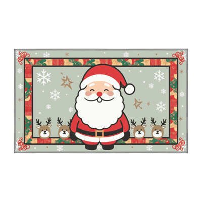 The Holiday Aisle® Christmas Winter Holiday Rug