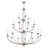 Maynes 24 - Light Steel Dimmable Chandelier-124074555