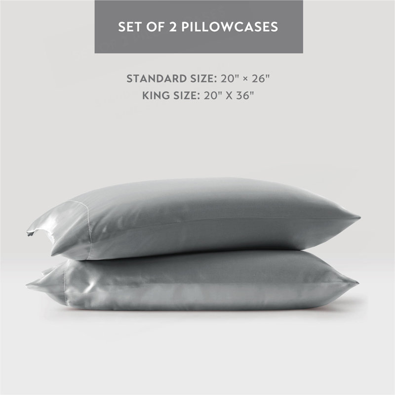 Ensemble de draps de luxe, Gris