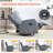 Manual Recliner Chair With Rocker And Swivel In Fabric For Living Room-2065767869