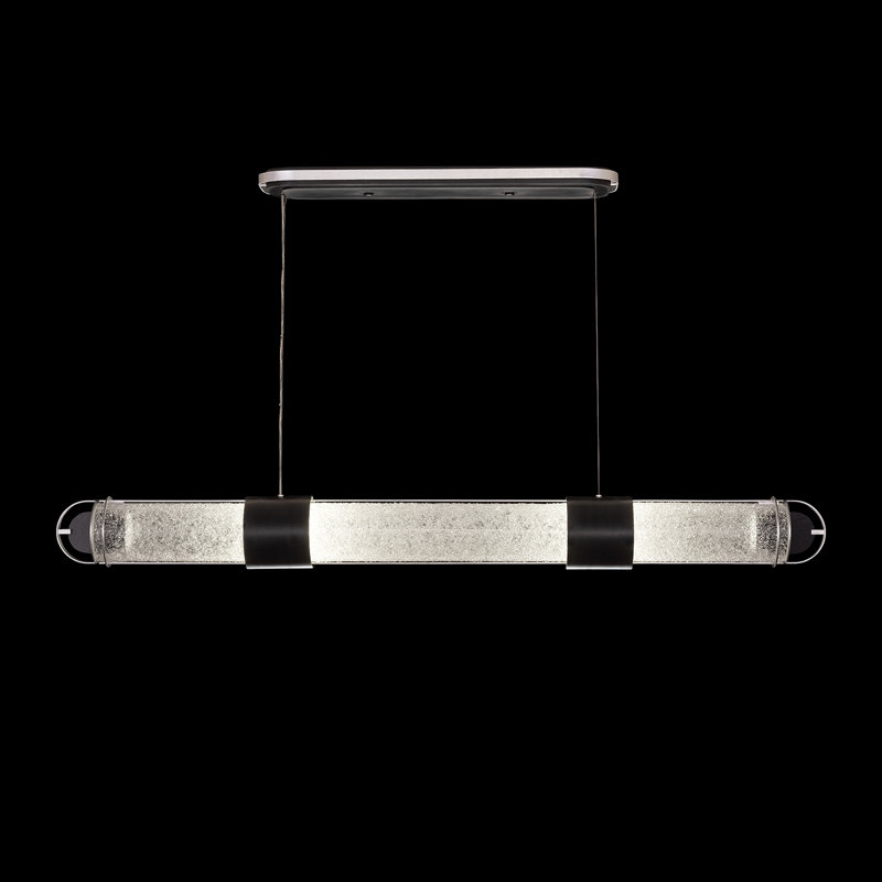 Bond 4 - Light LED Pendant, Clear, Black/Silver