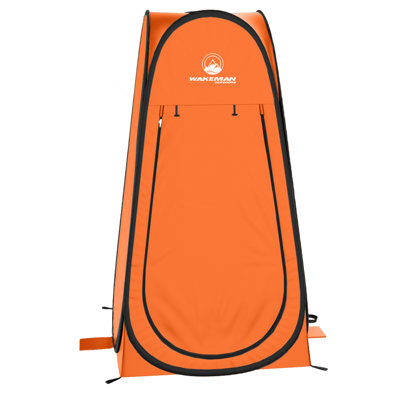 Wakeman Outdoors Pop Up Privacy Tent, Orange