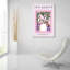 Art mural en verre Winston Porter «Periwinkle Flowers» par Design Fabrikken-518224927