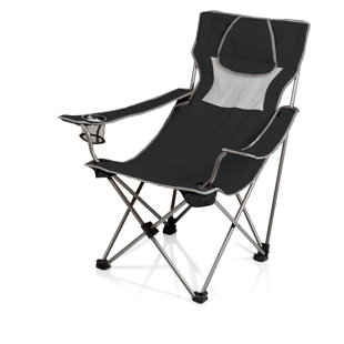 Chaise de camping pliante d'extérieur avec sac de transport