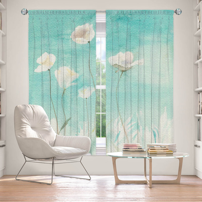 Paire de rideaux obscurcissant en polyester Voncia