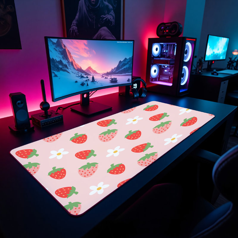 Polyester Desk Pad, 14.4x12.1