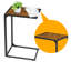 Ensemble de table plate C - brun