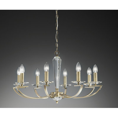 Much Wenlock 8 - Light Candle Chandelier