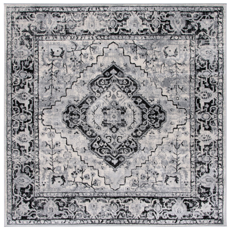 Brentwood Performance Oriental Rug, Square 6'7"