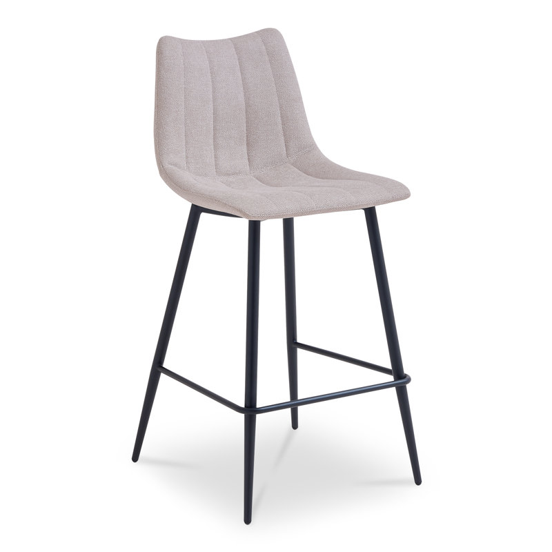Finnigan Counter & Bar Stool, Bar Stool (30" Seat Height), Brown/Faux Leather
