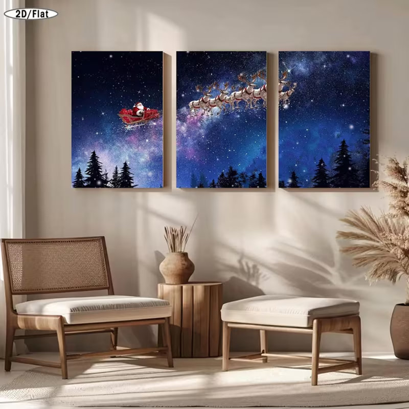3 Piece Wrapped Canvas Print