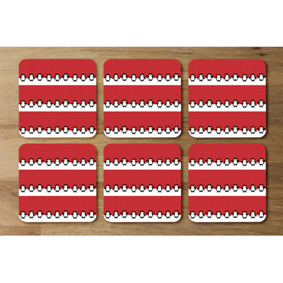 Square 6 Piece Coaster Set