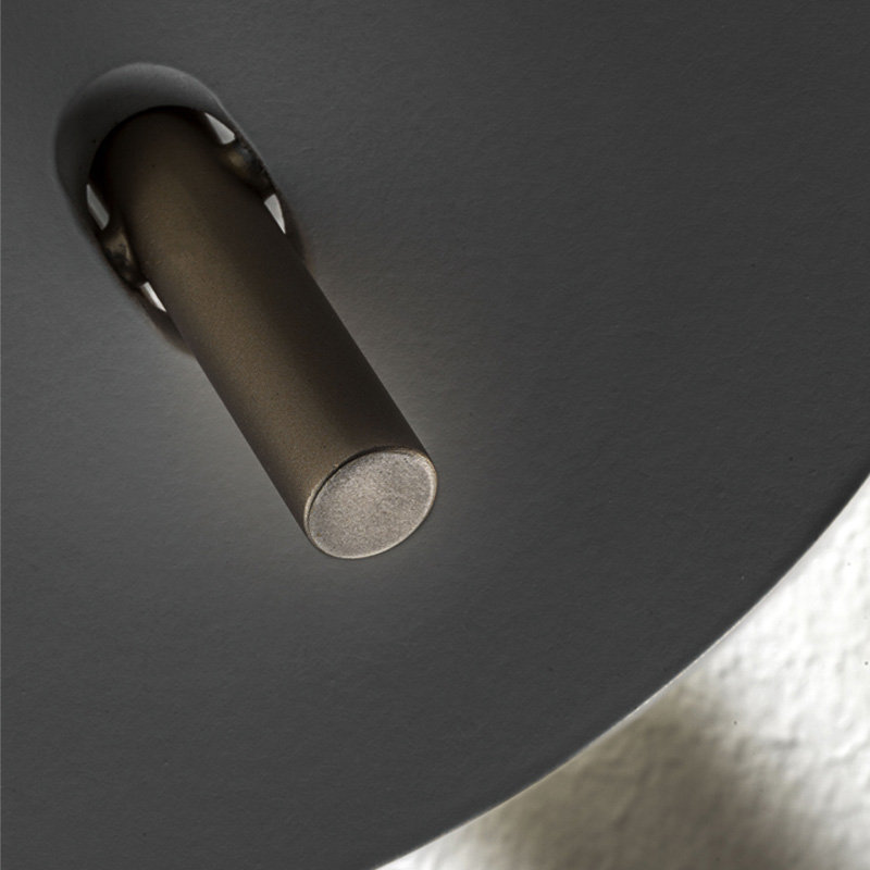 Lua LED Dimmable Armed Sconce, Russet/Gold Silver