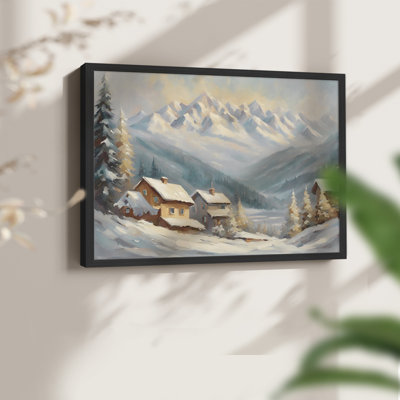 Paysages rétro-CXI - reproduction encadrée
