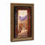 Art mural en toile noyer doré encadré pour salon, chambre à coucher, bureau ou vestibule - décoration murale décorative avec vue sur le désert-130488135-130488139