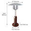 11000 Propane Tabletop Patio Heater-21875347