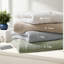 -Piece King Cotton Bedding Sets, White Embroidered Quilt for All Seasons