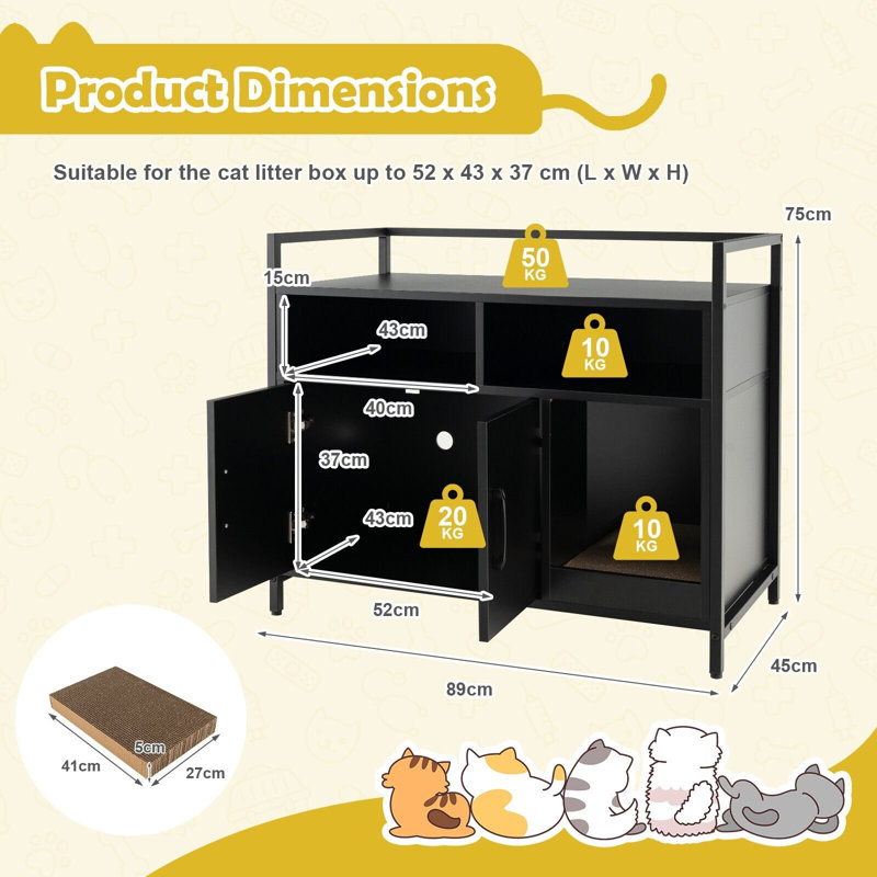 Natalin Litter Box Enclosure