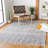 Wentworth Southwestern Light Gray/Ivory Area Rug-1974253924