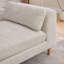 Banc moderne de 83 po de largeur avec accoudoirs et 2 traversins-517217339