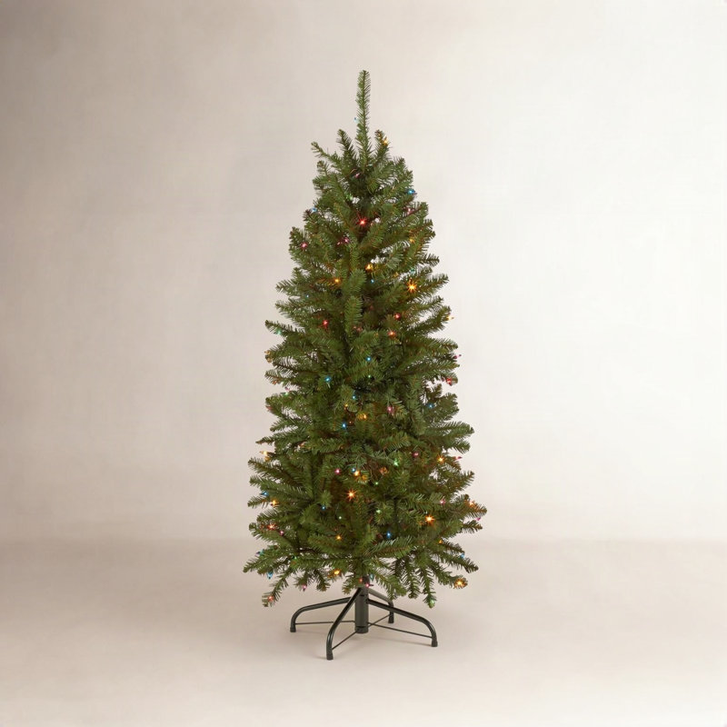 Pre-Lit Fir Christmas Tree, 4.5'