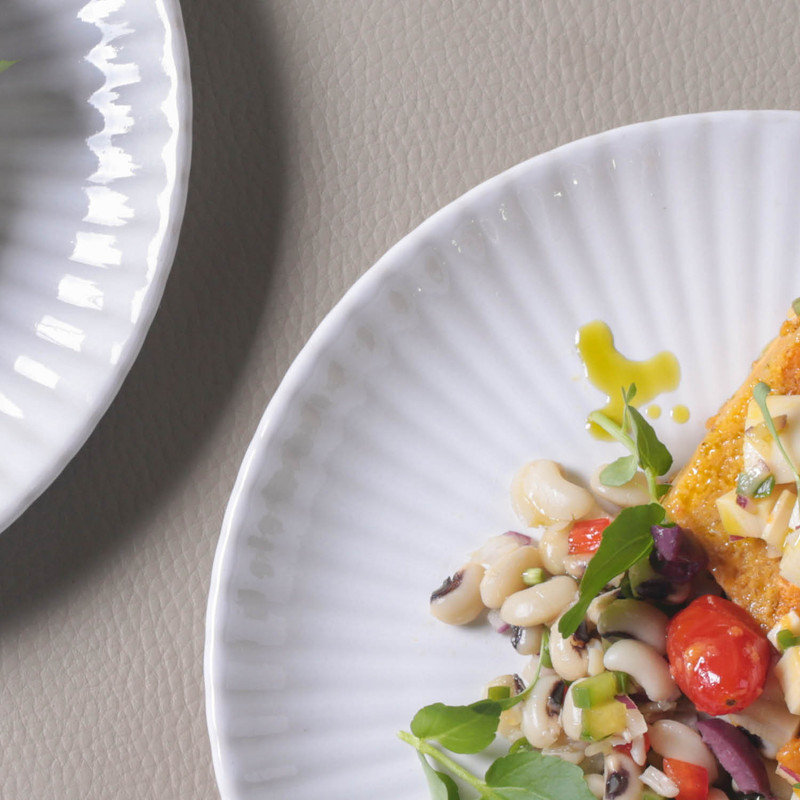 Magari 8" Salad Plate, White