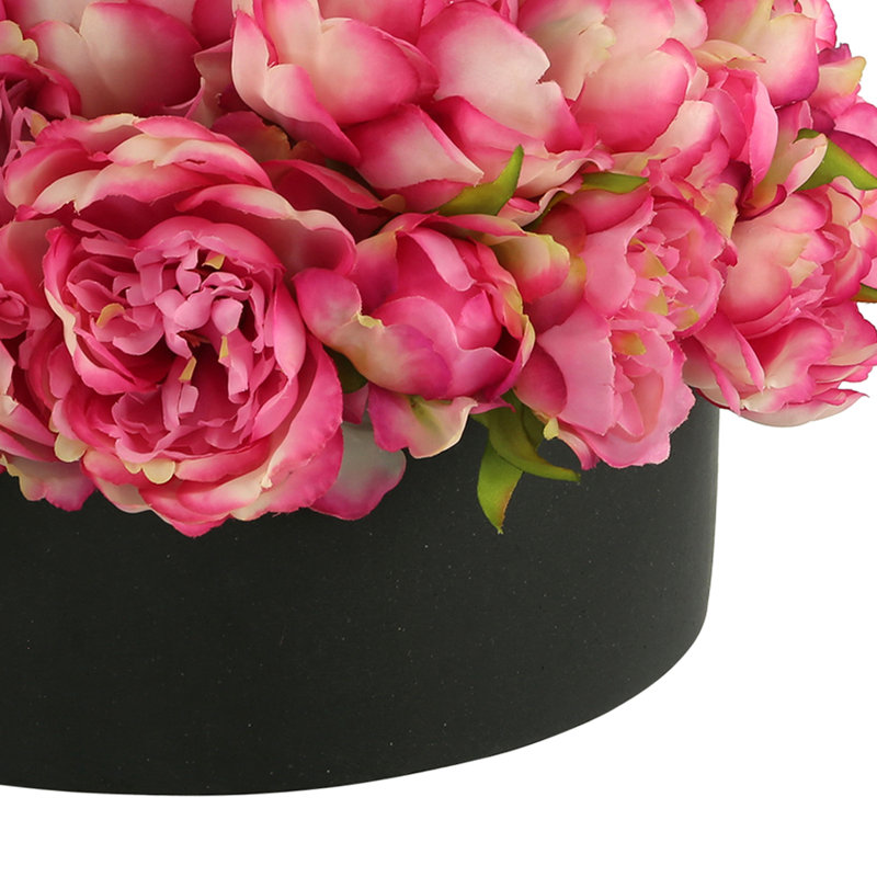 Polysilk Peony Arrangement in Pot