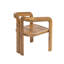 Chaise de salle à manger d'extérieur moderne en bois d'acacia avec coussins Nordby Nordin-134275446