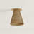 Menifee 6" 1-Light Wicker Flush Mount