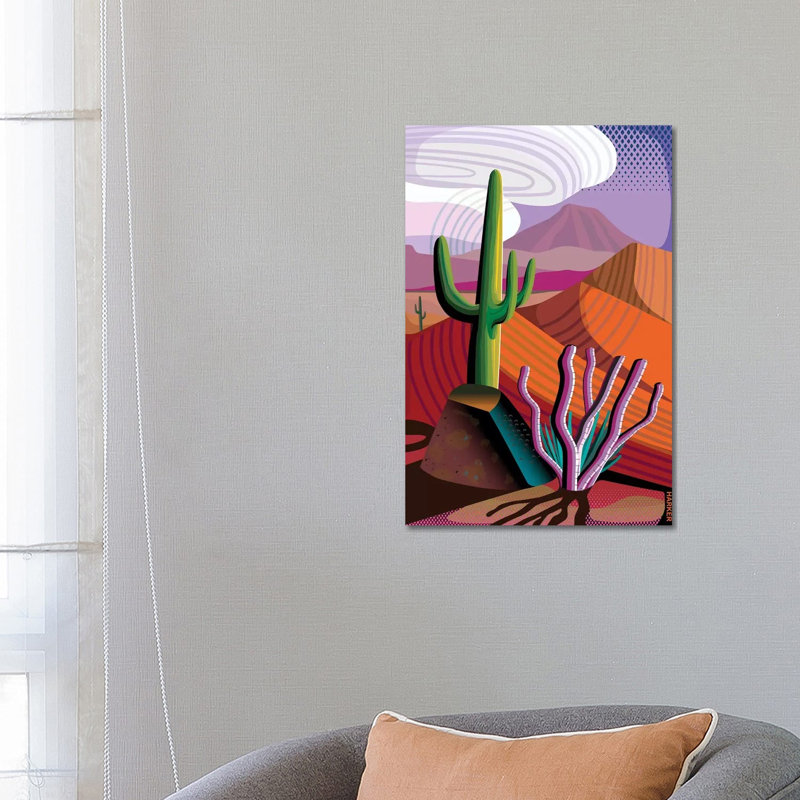 Gila River Reserve by Charles Harker - Wrapped Canvas Print, 66.04 cm H x 45.72 cm W x 1.91 cm D